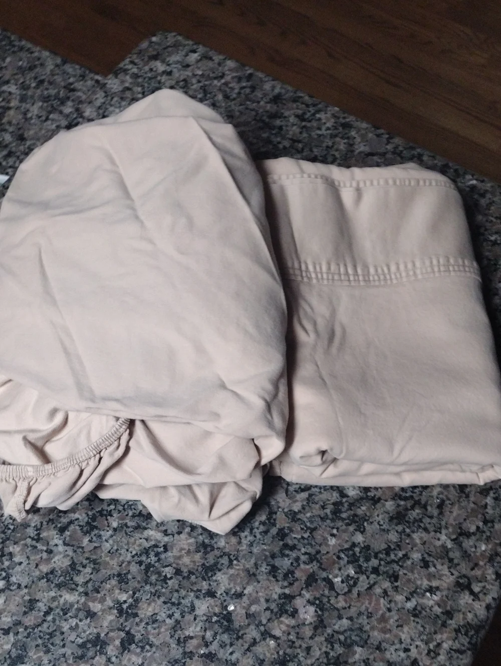 100% cotton Medium Beige Sheet set of 1 flat & 1 fitted sheet heavy weight QUEEN